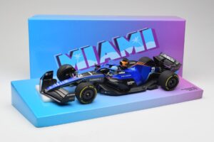 Williams FW44 #23 A. Albon Miami GP 2022 Minichamps 1:18 147220523 Pressofusione — immagine 7 di 7