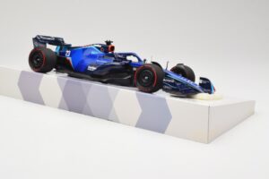 Williams FW44 Mercedes #23 A. Albon Bahrain GP 2022 Case Edition Minichamps 1:18 147220123 Resina — immagine 4 di 7