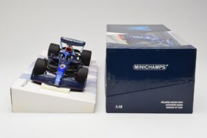 Williams FW44 Mercedes #23 A. Albon Bahrain GP 2022 Case Edition Minichamps 1:18 147220123 Resina — immagine 6 di 7