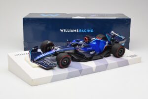 Williams FW44 Mercedes #23 A. Albon Bahrain GP 2022 Case Edition Minichamps 1:18 147220123 Resina — immagine 7 di 7