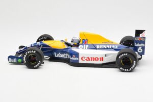 Williams Renault FW14 #6 R. Patrese F1 1991 Minichamps 1:18 100910006 Pressofusione — immagine 4 di 8