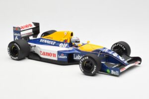 Williams Renault FW14 #6 R. Patrese F1 1991 Minichamps 1:18 100910006 Pressofusione — immagine 6 di 8