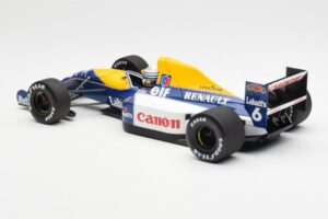 Williams Renault FW14 #6 R. Patrese F1 1991 Minichamps 1:18 100910006 Pressofusione — immagine 7 di 8