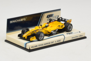 Williams FW29 Toyota A. Wurz Williams F1 Team Showcar 2007 Minichamps 1:43 400070087 Pressofusione — immagine 2 di 5