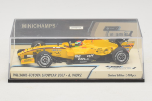 Williams FW29 Toyota A. Wurz Williams F1 Team Showcar 2007 Minichamps 1:43 400070087 Pressofusione — immagine 4 di 5