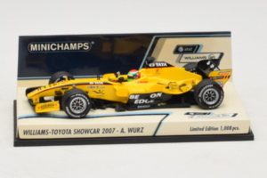 Williams FW29 Toyota A. Wurz Williams F1 Team Showcar 2007 Minichamps 1:43 400070087 Pressofusione
