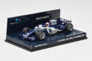 Williams FW28 Toyota K. Nakajima F1 Test Debut 2006 Minichamps 1:43 400060135 Pressofusione — immagine 2 di 6