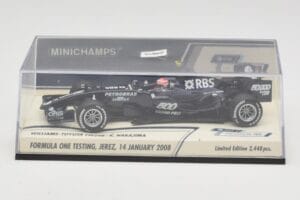 Williams Toyota FW29B K. Nakajima Jerez Test 14 Gennaio 2008 Minichamps 1:43 400080108 Pressofusione — immagine 5 di 5