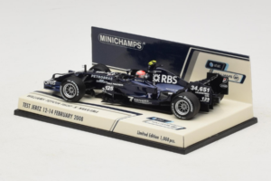 Williams FW30 Toyota #8 K. Nakajima Test Jerez Feb 2008 Minichamps 1:43 400080208 Pressofusione — immagine 3 di 5