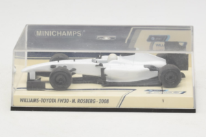 Williams FW30 Toyota #7 N. Rosberg Prototype F1 2008 Minichamps 1:43 400080007 Pressofusione — immagine 4 di 5