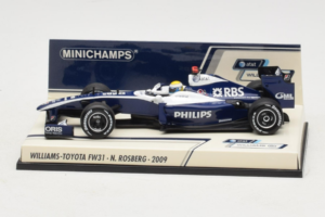 Williams FW31 Toyota #16 N. Rosberg F1 2009 Minichamps 1:43 400090016 Pressofusione