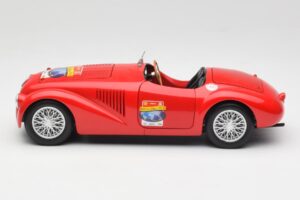 Ferrari 166 MM Barchetta Rosso Hot Wheels 1:18 B6054 Pressofusione — immagine 4 di 8