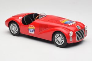 Ferrari 166 MM Barchetta Rosso Hot Wheels 1:18 B6054 Pressofusione — immagine 6 di 8