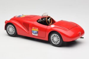 Ferrari 166 MM Barchetta Rosso Hot Wheels 1:18 B6054 Pressofusione — immagine 7 di 8