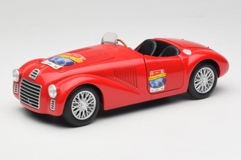 Ferrari 166 MM Barchetta Rosso Hot Wheels 1:18 B6054 Pressofusione