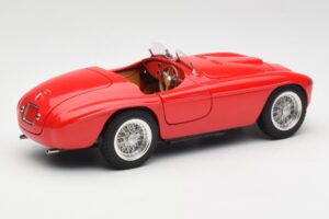 Ferrari 166 MM Rosso Hot Wheels 1:18 L2989 Pressofusione — immagine 3 di 8