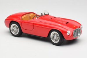 Ferrari 166 MM Rosso Hot Wheels 1:18 L2989 Pressofusione — immagine 6 di 8