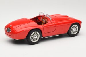 Ferrari 166 MM Barchetta Rosso Hot Wheels 1:18 B6054-1 Pressofusione — immagine 3 di 8