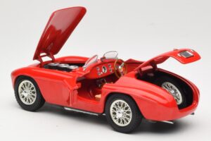 Ferrari 166 MM Barchetta Rosso Hot Wheels 1:18 B6054-1 Pressofusione — immagine 5 di 8