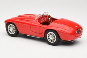 Ferrari 166 MM Barchetta Rosso Hot Wheels 1:18 B6054-1 Pressofusione — immagine 7 di 8