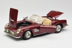 Ferrari 250 GT California Rosso Hot Wheels 1:18 3401158 Pressofusione — immagine 2 di 8