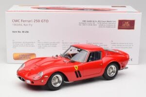 Ferrari 250 GTO London Show Rosso CMC 1:18 M-256 Pressofusione — immagine 6 di 6