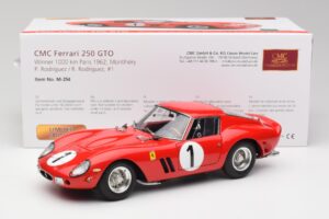 Ferrari 250 GTO #1 P. Rodriguez / W. Mairesse Paris 1000km 1962 CMC 1:18 M-254 Pressofusione — immagine 6 di 6