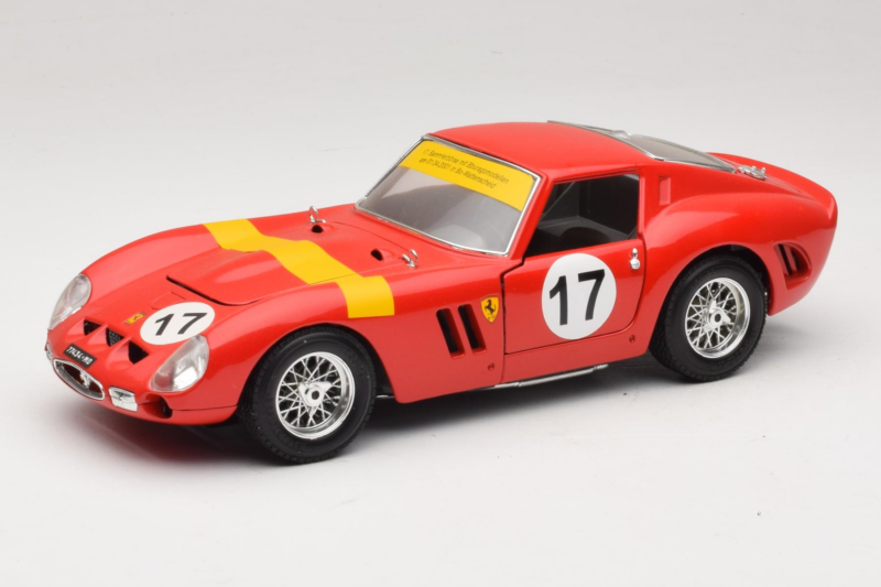 Ferrari 250 GTO #17 Bburago Sammlerborse Rosso Bburago 1:18 3007-P1 Pressofusione