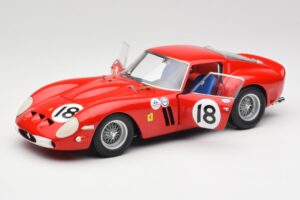 Ferrari 250 GTO #18 P. Rodriguez Daytona Continental 3 Hours Winner 1963 Kyosho 1:18 08438F Pressofusione — immagine 2 di 8