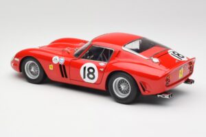 Ferrari 250 GTO #18 P. Rodriguez Daytona Continental 3 Hours Winner 1963 Kyosho 1:18 08438F Pressofusione — immagine 7 di 8