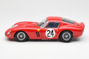 Ferrari 250 GTO #24 J. Blaton / G. Langlois 2nd 24 Hours of Le Mans 1963 Kyosho 1:18 08432C Pressofusione — immagine 4 di 8