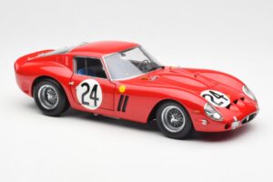Ferrari 250 GTO #24 J. Blaton / G. Langlois 2nd 24 Hours of Le Mans 1963 Kyosho 1:18 08432C Pressofusione — immagine 6 di 8