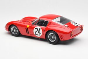 Ferrari 250 GTO #24 J. Blaton / G. Langlois 2nd 24 Hours of Le Mans 1963 Kyosho 1:18 08432C Pressofusione — immagine 7 di 8