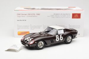 Ferrari 250 GTO #86 Targa Florio 1962 CMC 1:18 M-156 Pressofusione — immagine 6 di 6