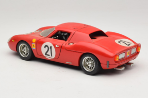 Ferrari 250 LM #21 M. Gregory / J. Rindt 24 Hours of Le Mans 1965 Bburago 1:18 3033-P2 Pressofusione — immagine 7 di 8