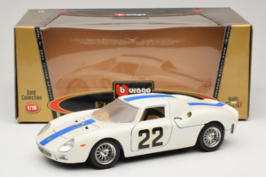 Ferrari 250 LM #22 Bianco 1965 Bburago 1:18 3333-W1 Pressofusione — immagine 8 di 8