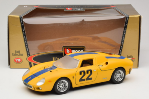 Ferrari 250 LM #22 Giallo 1965 Bburago 1:18 3333-Y1 Pressofusione — immagine 8 di 8