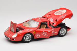Ferrari 250 LM Rosso Bianco Essen Autographs Edizione Limitata Bburago 1:18 3033-P4 Pressofusione — immagine 2 di 8
