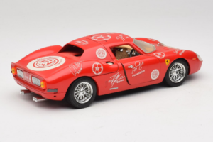 Ferrari 250 LM Rosso Bianco Essen Autographs Edizione Limitata Bburago 1:18 3033-P4 Pressofusione — immagine 3 di 8