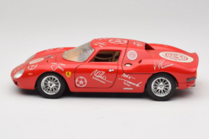 Ferrari 250 LM Rosso Bianco Essen Autographs Edizione Limitata Bburago 1:18 3033-P4 Pressofusione — immagine 4 di 8