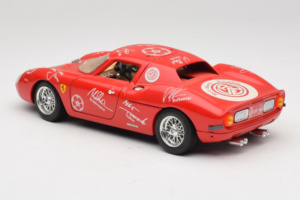 Ferrari 250 LM Rosso Bianco Essen Autographs Edizione Limitata Bburago 1:18 3033-P4 Pressofusione — immagine 7 di 8