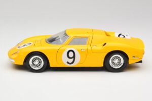 Ferrari 250 LM #21 M. Gregory / J. Rindt NART 24 Hours of Le Mans Winner 1965 Hot Wheels 1:18 25729 Pressofusione — immagine 4 di 8