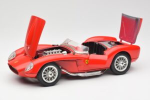 Ferrari 250 Testa Rossa Rosso Bburago 1:18 3007 Pressofusione — immagine 2 di 8
