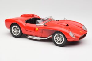Ferrari 250 Testa Rossa Rosso Bburago 1:18 3007 Pressofusione — immagine 6 di 8