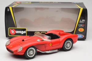 Ferrari 250 Testa Rossa Rosso Replacement Box Bburago 1:18 3007-R2 Pressofusione — immagine 8 di 8
