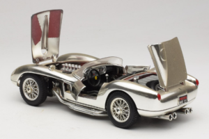 Ferrari 250 Testa Rossa Chrome Argento Bburago 1:18 3007-C1 Pressofusione — immagine 5 di 8