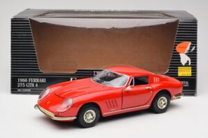 Ferrari 275 GTB/4 Rosso Corsa ERTL 1:18 7483 Pressofusione — immagine 8 di 8