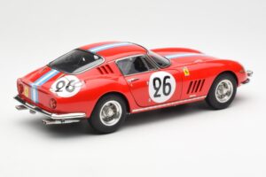 Ferrari 275 GTB Competizione #26 G. Biscaldi / A. de Bourbon Team Hugus 24 Hours of Le Mans 1966 CMC 1:18 M-199 Pressofusione — immagine 2 di 6