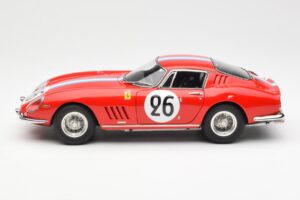 Ferrari 275 GTB Competizione #26 G. Biscaldi / A. de Bourbon Team Hugus 24 Hours of Le Mans 1966 CMC 1:18 M-199 Pressofusione — immagine 3 di 6