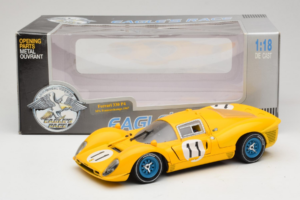 Ferrari 330 P4 #11 Giallo Spa-Francorchamps 1967 Eagles Race 1:18 38007-Y1 Pressofusione — immagine 8 di 8